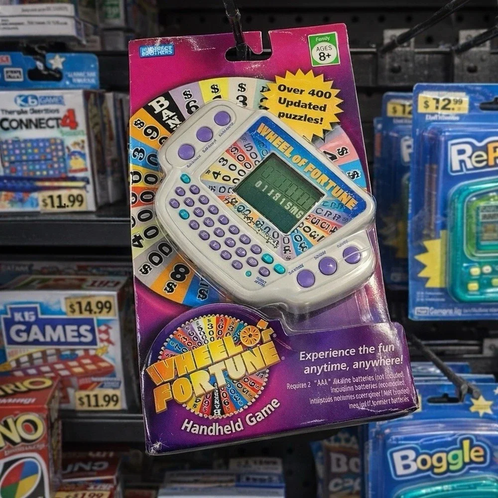 NEW SEALED Wheel Of Fortune Handheld Electronic Game Hasbro 2005 2nd‎ Edition